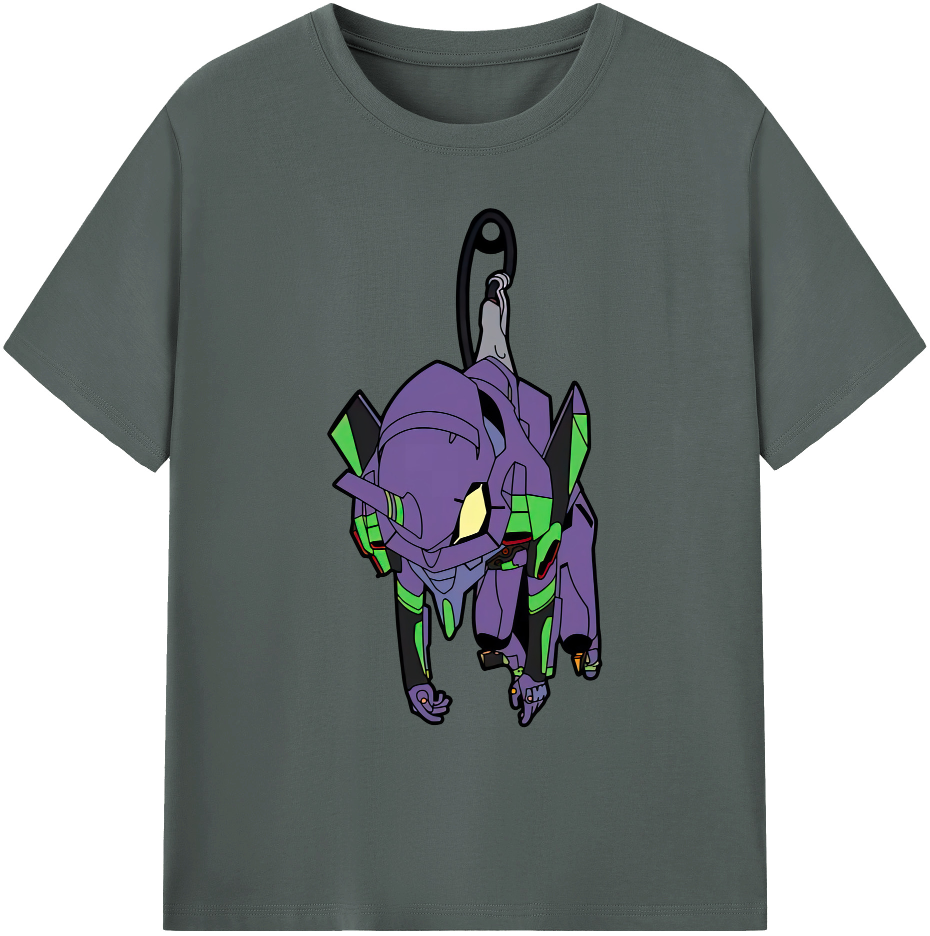 （画像用） EVA 新世紀エヴァンゲリオン 綿100％ メンズ半袖Tシャツ｜肌触りやわらか＆通気性